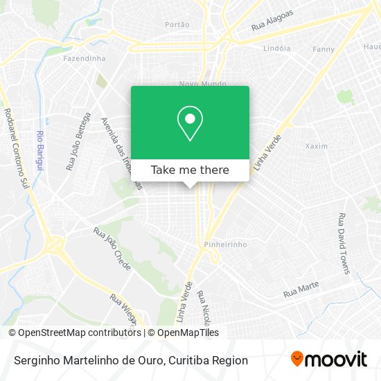 Serginho Martelinho de Ouro map