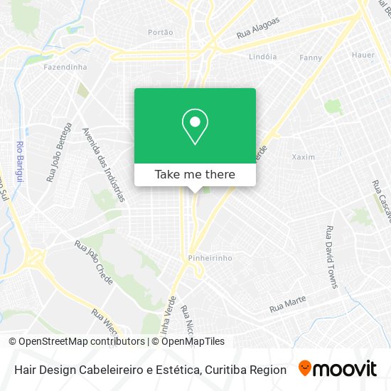 Hair Design Cabeleireiro e Estética map