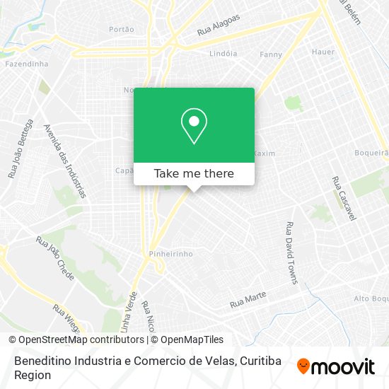 Beneditino Industria e Comercio de Velas map