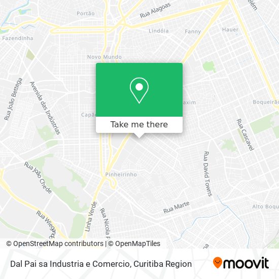 Dal Pai sa Industria e Comercio map