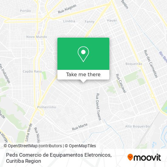 Peds Comercio de Equipamentos Eletronicos map