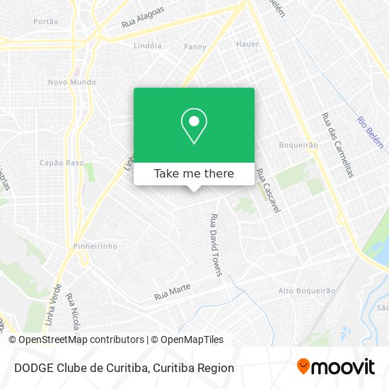 DODGE Clube de Curitiba map
