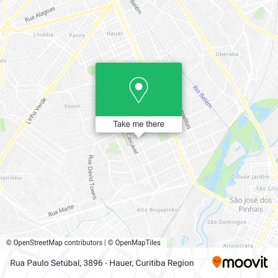 Rua Paulo Setúbal, 3896 - Hauer map