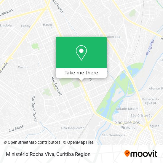 Ministério Rocha Viva map