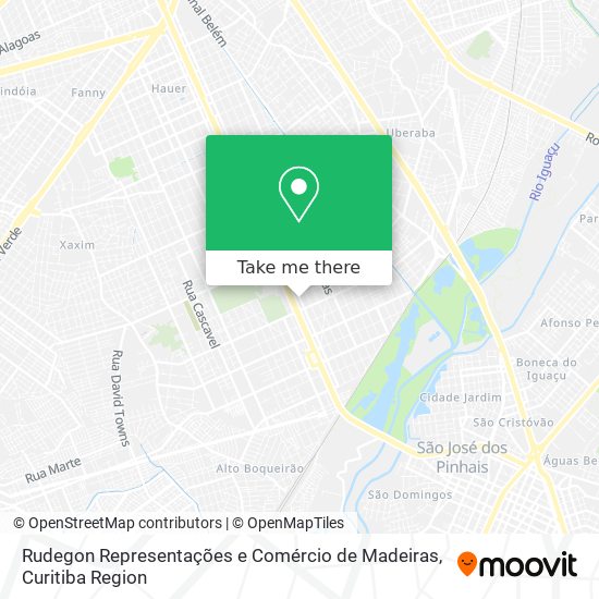 Rudegon Representações e Comércio de Madeiras map