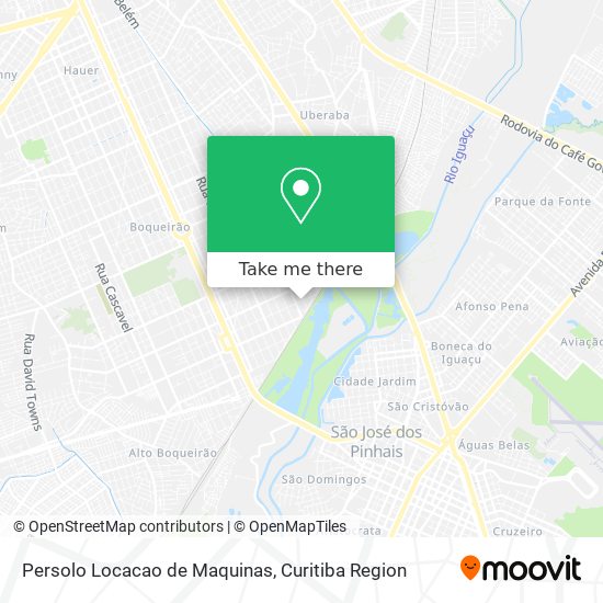Persolo Locacao de Maquinas map