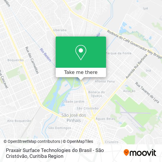 Praxair Surface Technologies do Brasil - São Cristóvão map