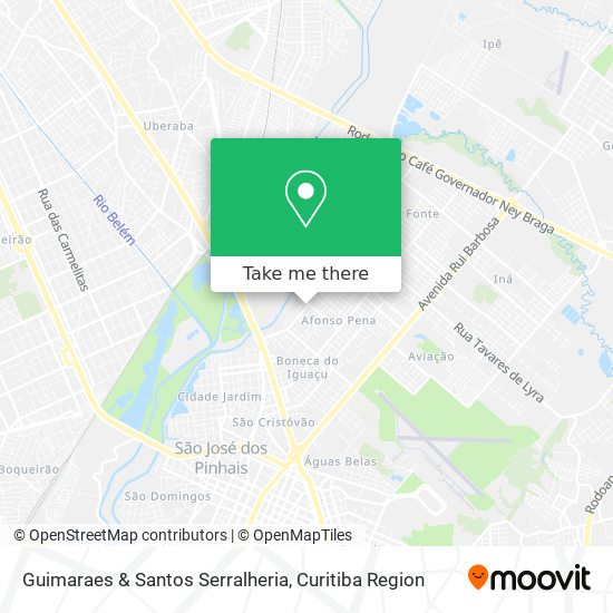 Guimaraes & Santos Serralheria map
