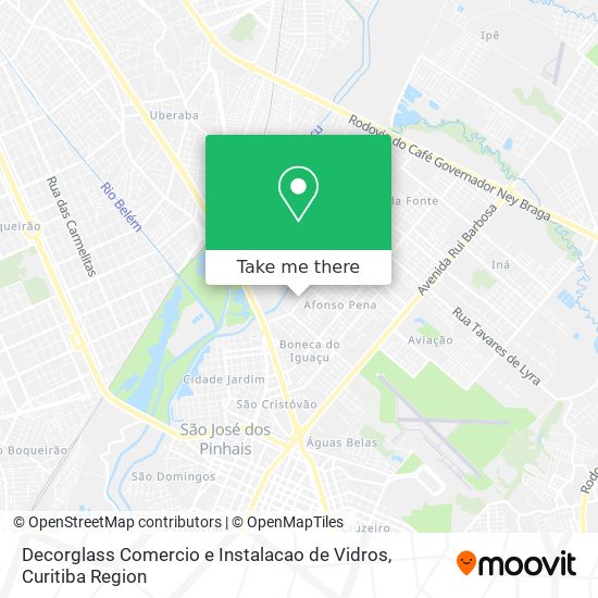 Decorglass Comercio e Instalacao de Vidros map