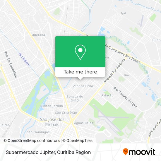 Supermercado Júpiter map