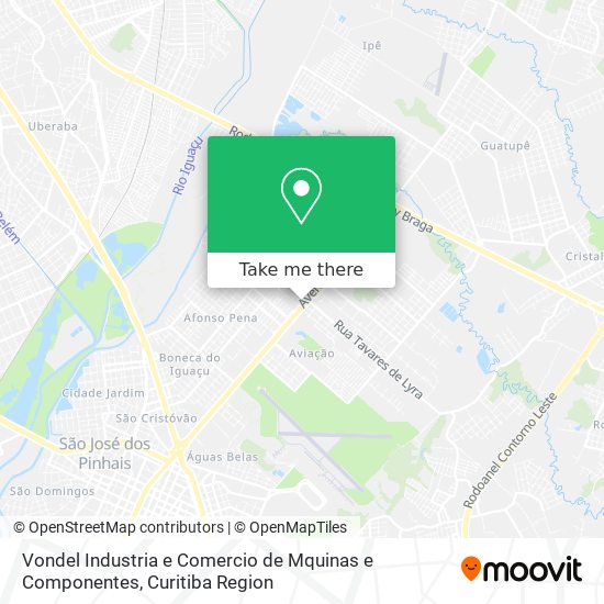 Vondel Industria e Comercio de Mquinas e Componentes map