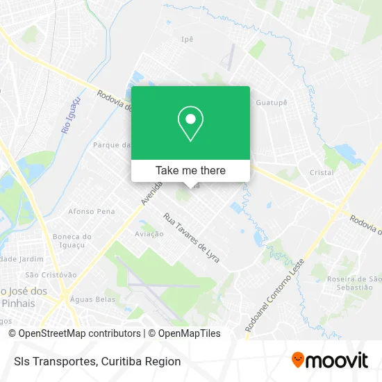 Sls Transportes map