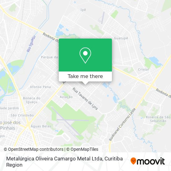 Metalúrgica Oliveira Camargo Metal Ltda map