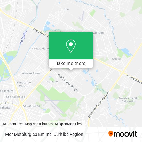 Mcr Metalúrgica Em Iná map