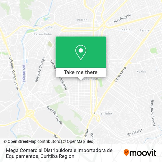 Mega Comercial Distribuidora e Importadora de Equipamentos map