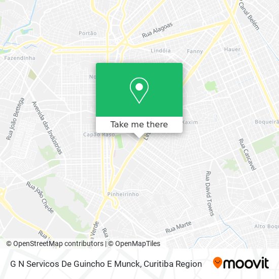G N Servicos De Guincho E Munck map
