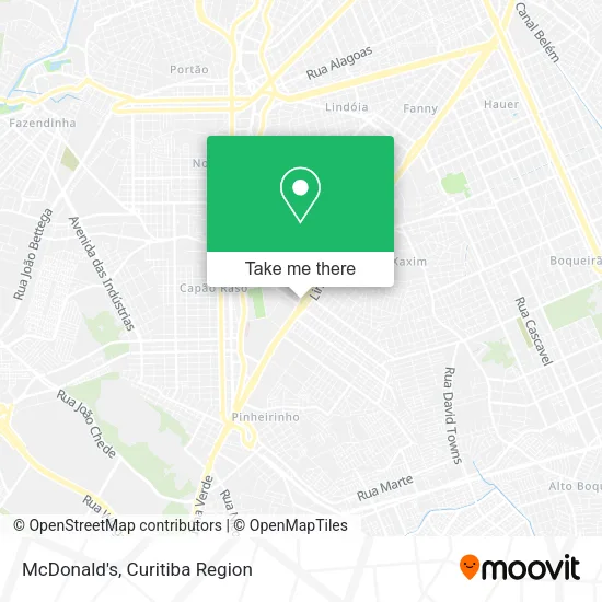 McDonald's map
