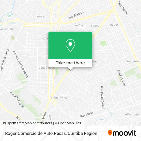 Roger Comercio de Auto Pecas map