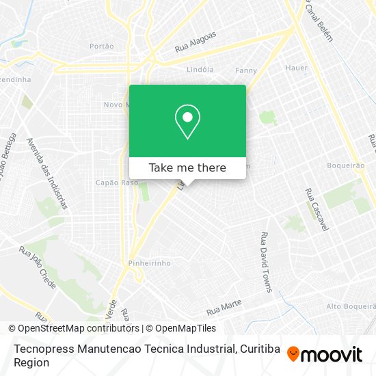 Mapa Tecnopress Manutencao Tecnica Industrial