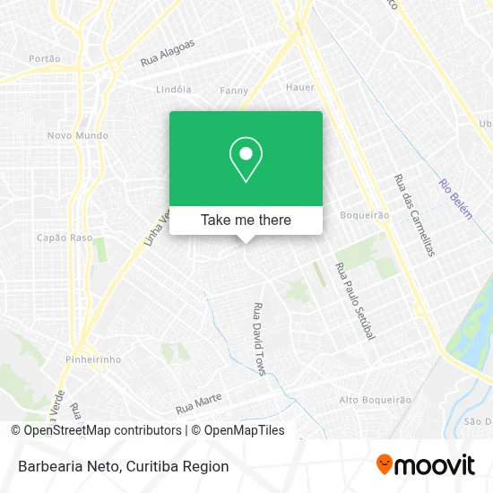 Barbearia Neto map
