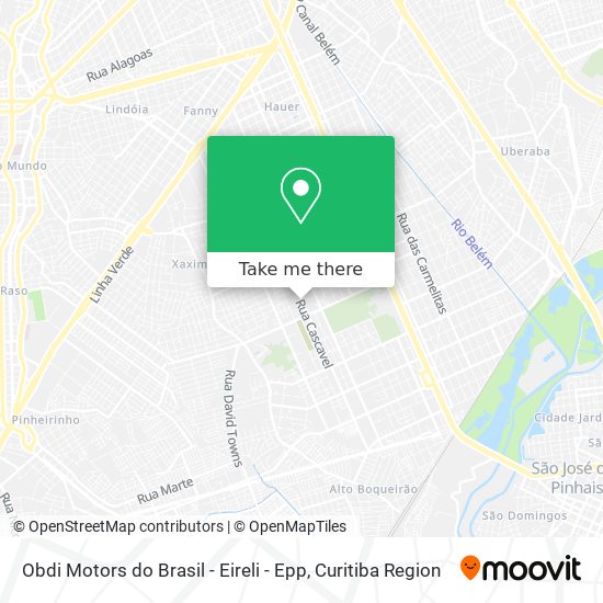 Obdi Motors do Brasil - Eireli - Epp map