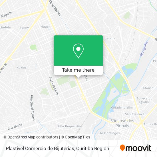 Plastivel Comercio de Bijuterias map