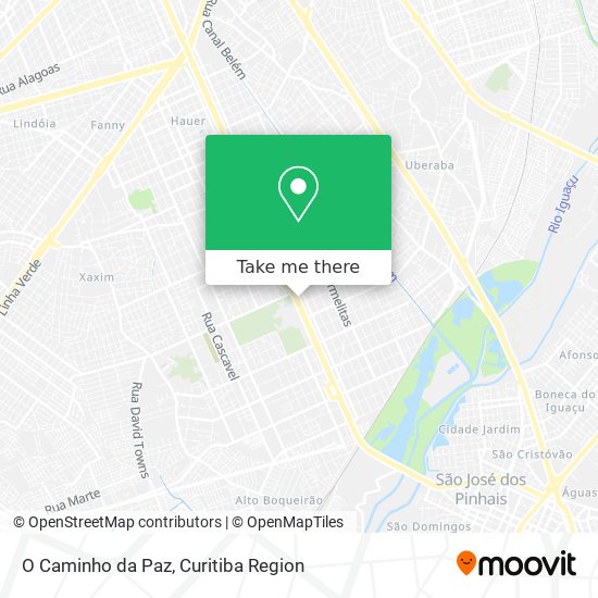 O Caminho da Paz map