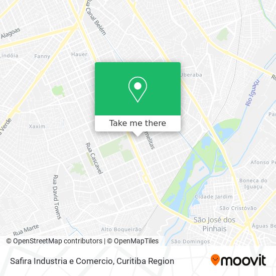 Safira Industria e Comercio map