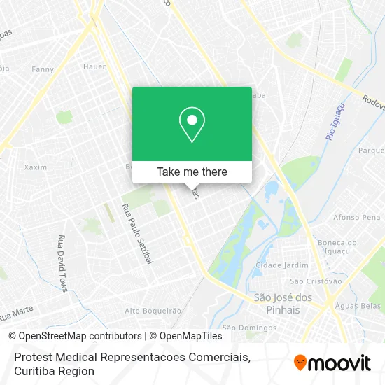 Protest Medical Representacoes Comerciais map