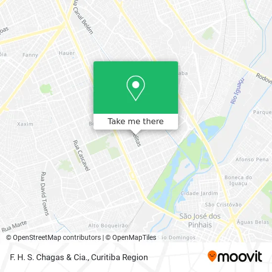 F. H. S. Chagas & Cia. map