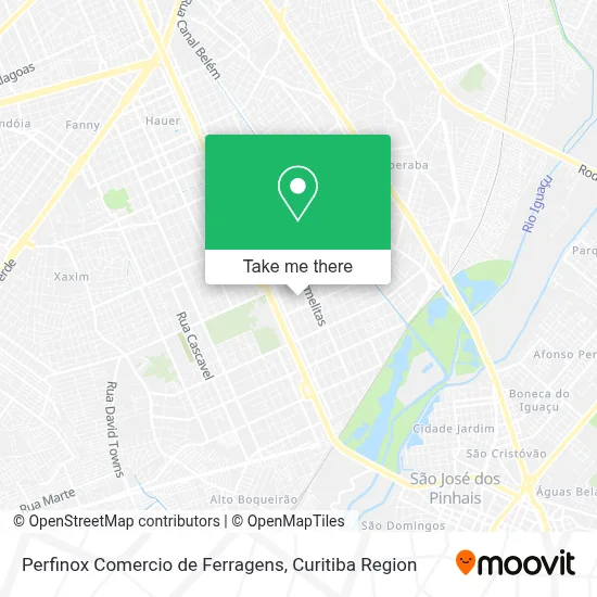 Perfinox Comercio de Ferragens map