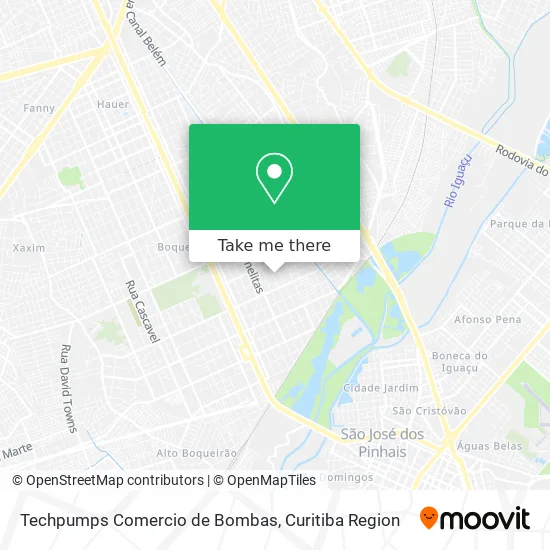 Techpumps Comercio de Bombas map