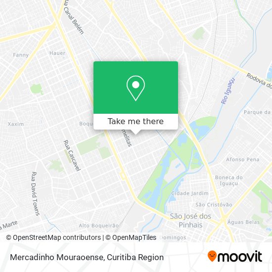 Mercadinho Mouraoense map