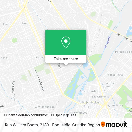 Rua William Booth, 2180 - Boqueirão map