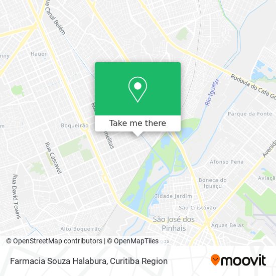 Farmacia Souza Halabura map