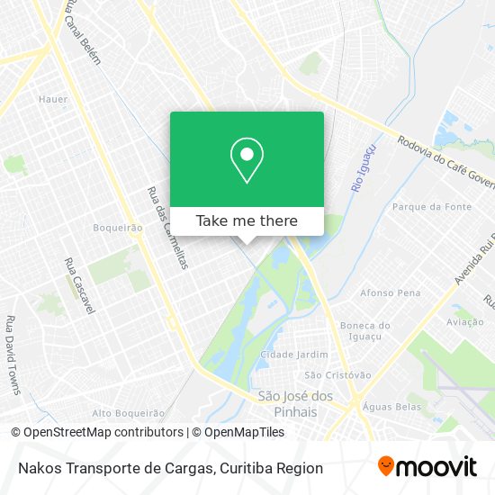 Nakos Transporte de Cargas map