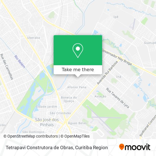 Tetrapavi Construtora de Obras map