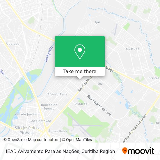IEAD Avivamento Para as Nações map