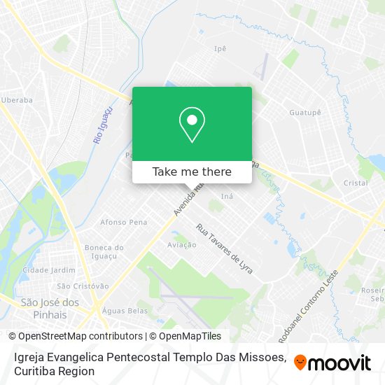 Igreja Evangelica Pentecostal Templo Das Missoes map