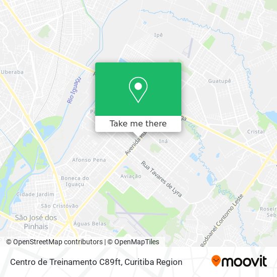 Centro de Treinamento C89ft map