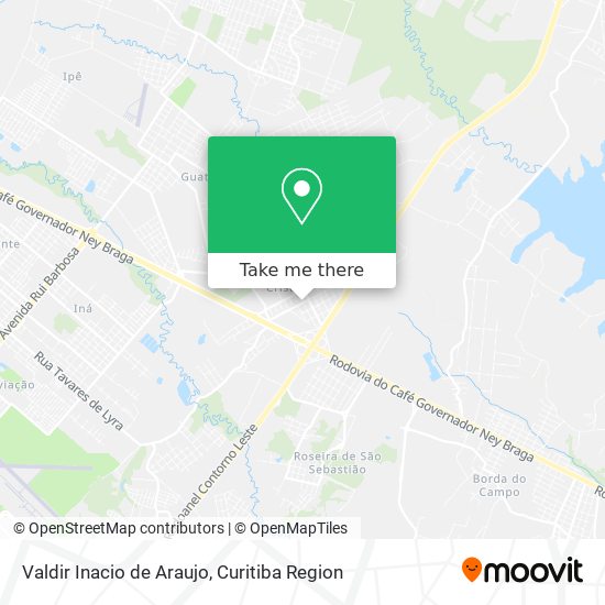 Valdir Inacio de Araujo map