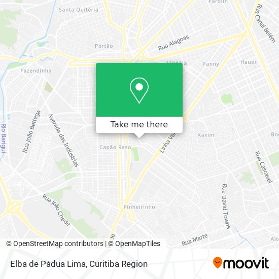 Elba de Pádua Lima map