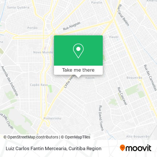 Luiz Carlos Fantin Mercearia map