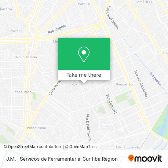J.M. - Servicos de Ferramentaria map