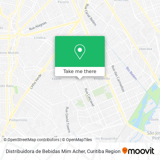 Distribuidora de Bebidas Mim Acher map