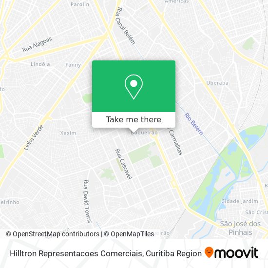 Hilltron Representacoes Comerciais map