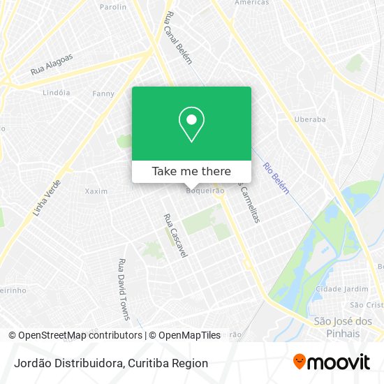 Jordão Distribuidora map