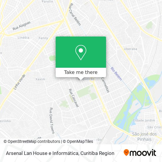 Arsenal Lan House e Informática map