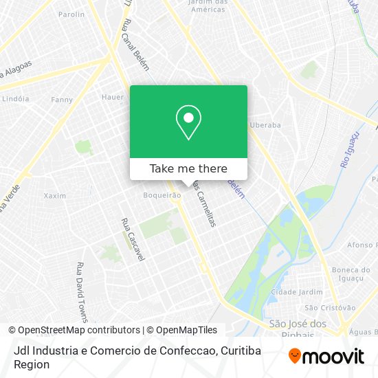 Jdl Industria e Comercio de Confeccao map