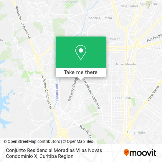 Conjunto Residencial Moradias Vilas Novas Condominio X map